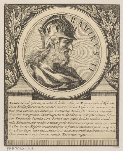 Portrait of Ramiro II, King of León