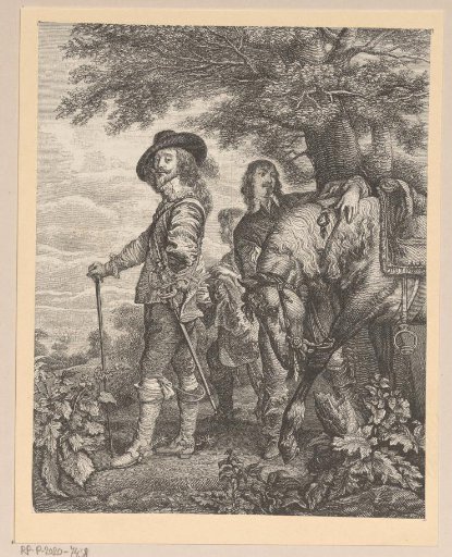 Portrait of Charles I, King of England with his Horse