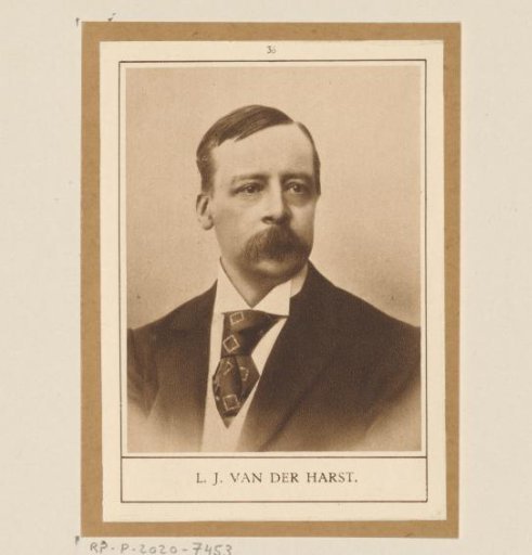 Portrait of Leendert Johannes van der Harst