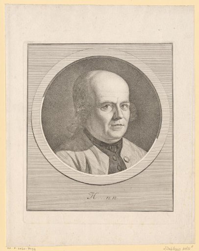 Portrait of an unknown man, designated as H...nn