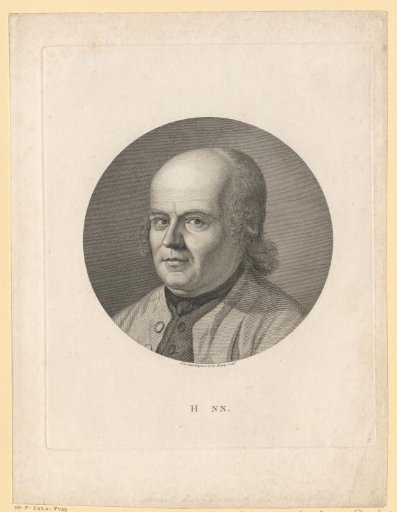 Portrait of an unknown man, designated as H...nn