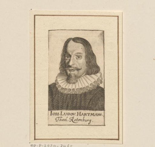 Portrait of Johann Ludwig Hartmann