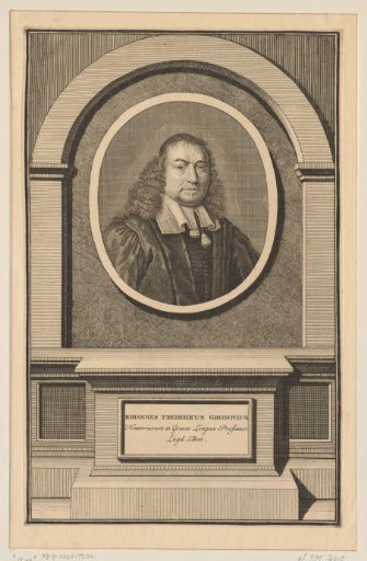 Portrait of Johann Fredericus Gronovius