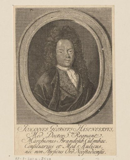 Portrait of Johann Georg Hasenest