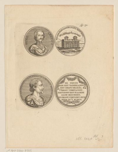 Commemorative Medals with the Portrait of Hugo de Groot