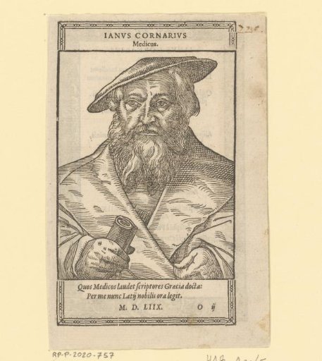 Portrait of Janus Cornarius