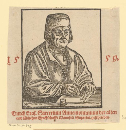 Portrait of Erasmus Sarcerius