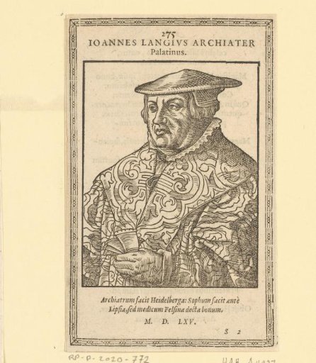 Portrait of Johannes Lange