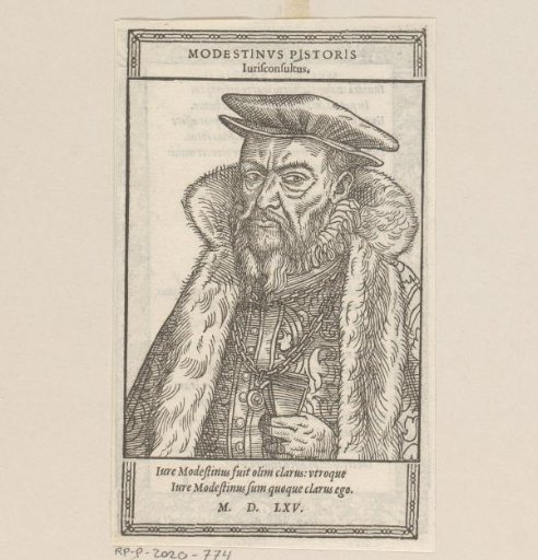 Portrait of Modestinus Pistoris