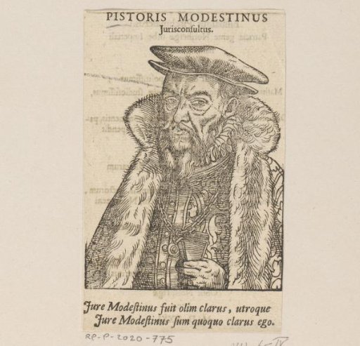 Portrait of Modestinus Pistoris