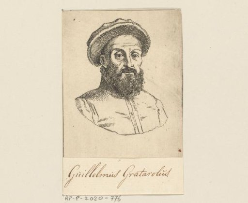 Portrait of Guglielmo Gratarolo
