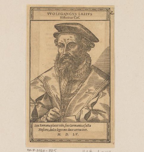 Portrait of Wolfgang Lazius