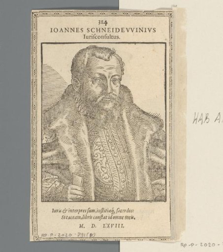 Portrait of Johann Schneidewein