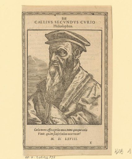 Portrait of Celio Secundo Curione