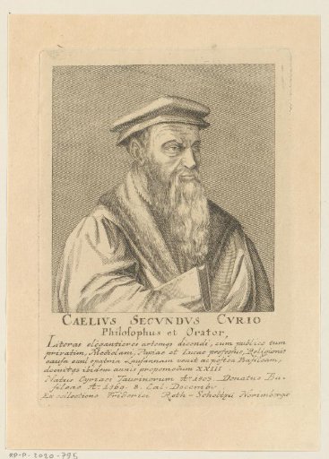 Portrait of Celio Secundo Curione