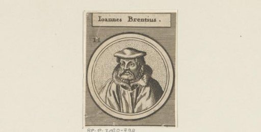 Portrait of Johannes Brenz