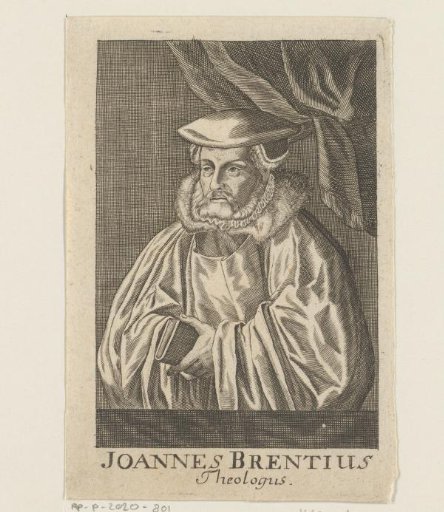 Portrait of Johannes Brenz