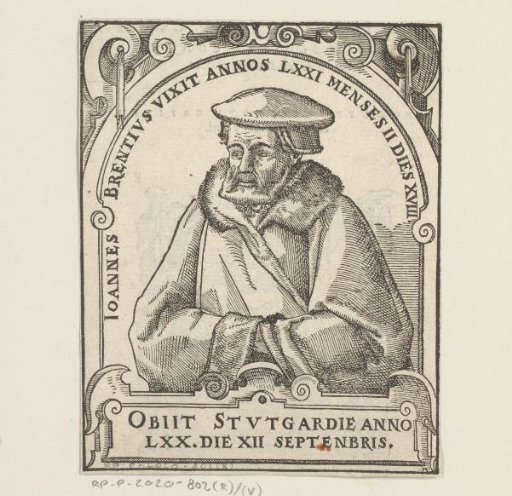 Portrait of Johannes Brenz