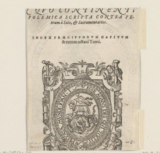 Title page for: Johannes Brenz, Operum, 1590