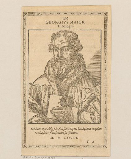 Portrait of Georg Major