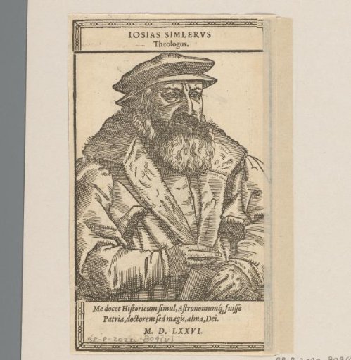 Portrait of Josias Simmler