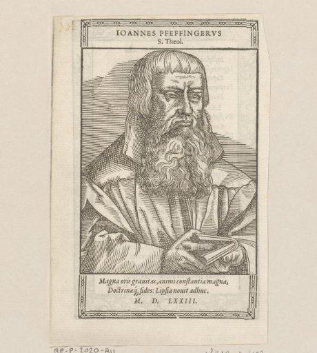 Portrait of Johann Pfeffinger