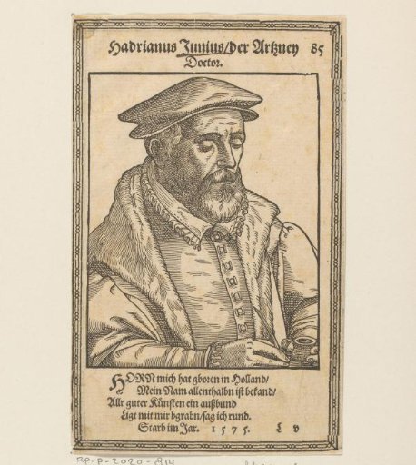 Portrait of Hadrianus Junius