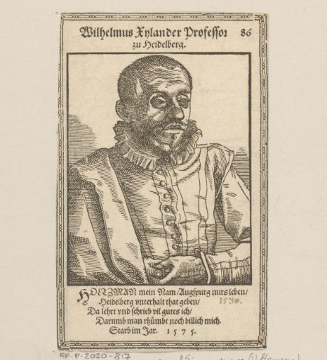 Portrait of Wilhelmus Xylander