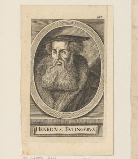 Portrait of Heinrich Bullinger