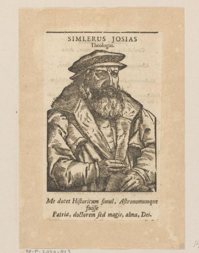 Portrait of Josias Simmler