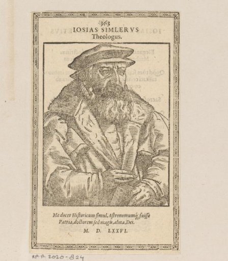 Portrait of Josias Simmler