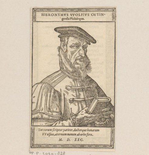 Portrait of Hieronymus Wolf
