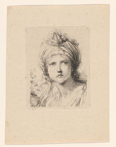 Young woman with a bonnet