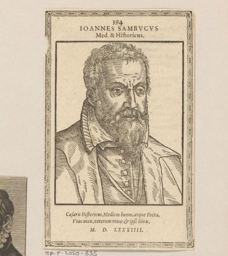Portrait of Johannes Sambucus
