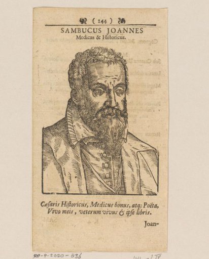 Portrait of Johannes Sambucus