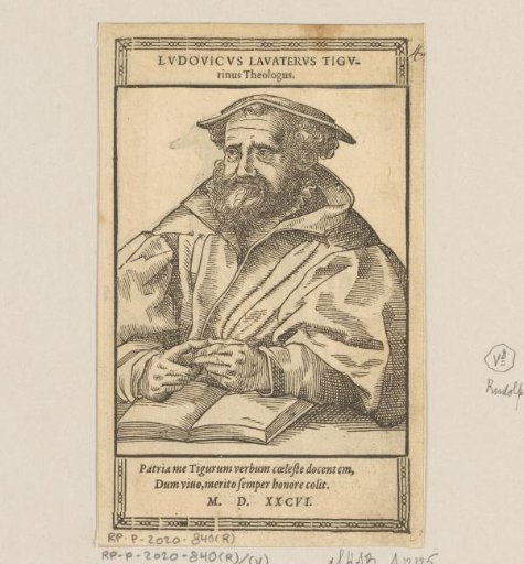 Portrait of Ludwig Lavater