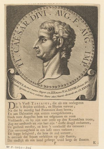 Portrait of Emperor Tiberius