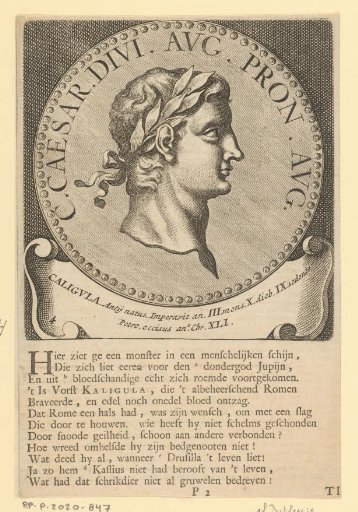 Portrait of Emperor Caligula