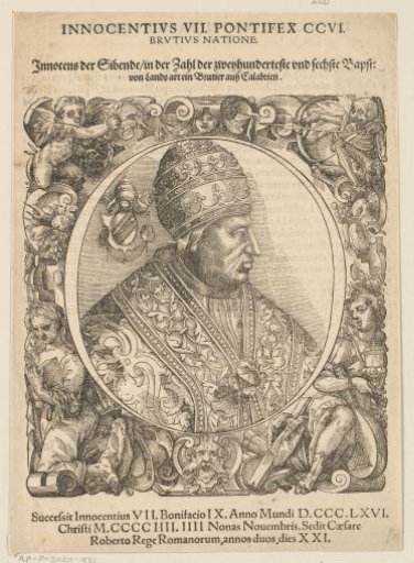 Portrait of Pope Innocent VII
