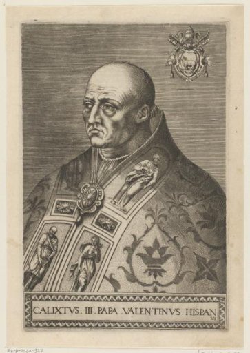 Portrait of Pope Calixtus III