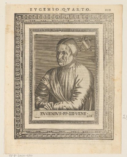 Portrait of Pope Eugenius IV