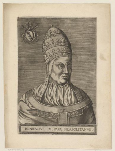 Portrait of Pope Boniface IX