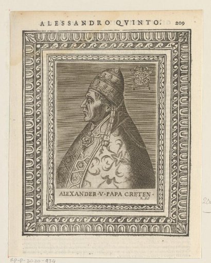 Portrait of Pope Alexander V