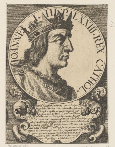 Portrait of John I, King of Castile