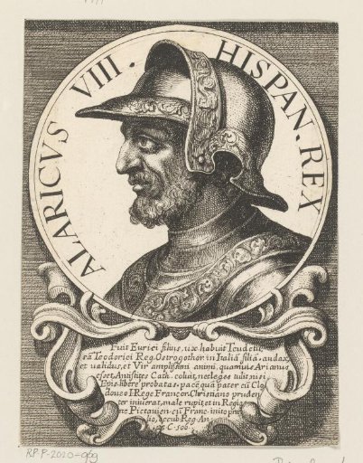 Portrait of Alaric, King of the Visigoths