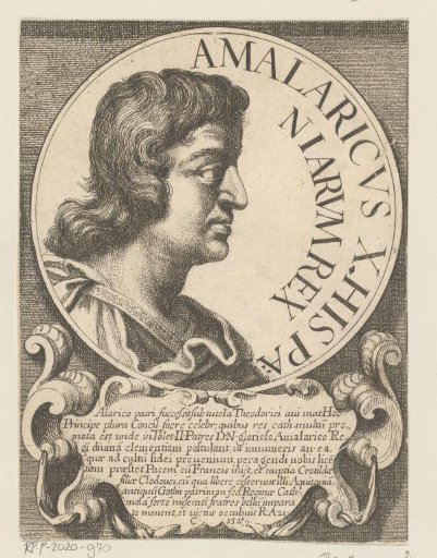 Portrait of Amalaric, King of the Visigoths