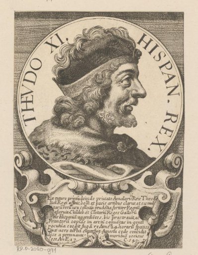 Portrait of Theudis, King of the Visigoths