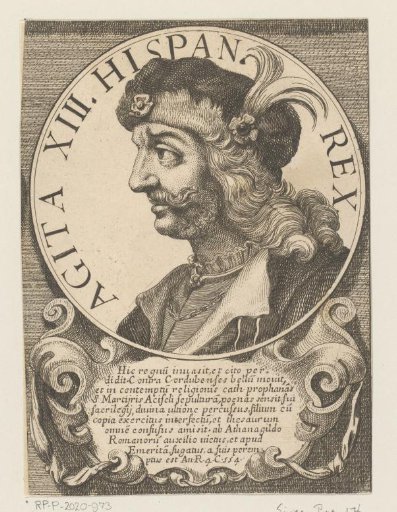 Portrait of Agila I, King of the Visigoths