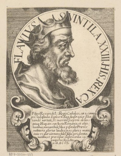 Portrait of Suintila, King of the Visigoths