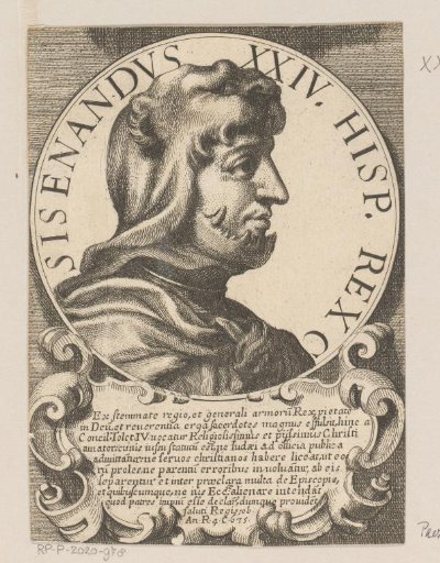 Portrait of Sisenand, King of the Visigoths
